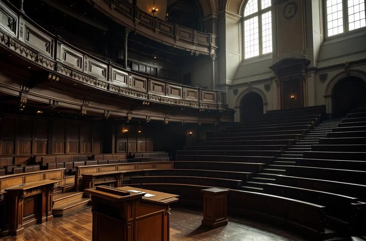 Amphithéâtre universitaire classique — Camille Masson enseigne en Master II Droit de la vigne et du vin à l'Université de Bordeaux